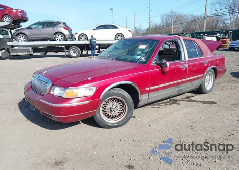 2001 Mercury Grand Marquis Gs z USA, uszkodzony, nr VIN 2MEFM74W91X701613